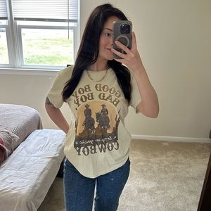 Women’s Cowboy TShirt | Size S | Boot Barn